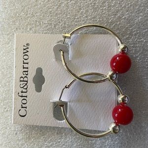 Croft & Barrow hoop earrings